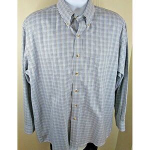 Men's L Jos. A. Bank Traveler's Collection Long Sleeve Button Down‎ Cotton Shirt
